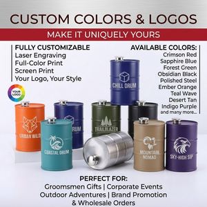 Custom 350ml <b>750ml</b> Stainless Steel Hip Flask Petrol Can Petrol Tank Stainless Steel Wine Pot Portable Alcohol Storage <b>Bottle</b> - Product Image 5