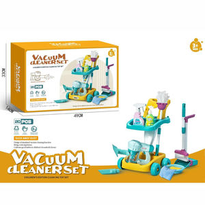 Ks Magische Speelset Voor Kinderen Spelen Huis Schoonmaken Simulatie Speelgoed Elektrische Schoonmaak Kar Gereedschapset Met Stofzuiger - Product Image 6