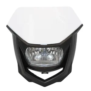 야마하 KLX KLF 250 350 오토바이 헤드 라이트 플레이트 35W 먼지 구덩이 자전거 유니버설 엔듀로 모토 크로스 헤드 램프 페어링 도매