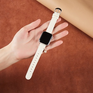 Correa de Cuero Genuino de Lujo para Mujer Upro con Decoración de Perlas para Apple Watch, Correa de Moda para iWatch de 38/40/41/44/45/49 mm - Product Image 3