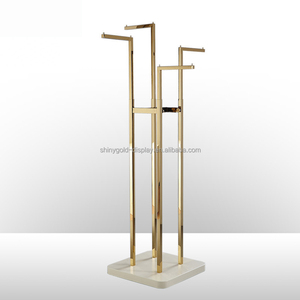 Giá Đỡ Kim Loại Có Thể Tháo Rời Gấp Được Với 4 Thanh Treo Quần Áo Bằng Kim Loại Hỗn Hợp Trên Bánh Xe - Product Image 4