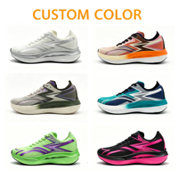 Chaussures de sport décontractées unisexes personnalisées en usine, design respirant en maille avec patch en caoutchouc, baskets de course