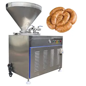 Machine à lavement hydraulique automatique Machine commerciale de cuisson de saucisses de jambon formant la machine de remplissage de saucisses