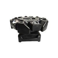 Projecteur à tête mobile MOKE 150W 4-en-1 RGBW, lumière à effets 6 bras, laser, stroboscope, DMX512, activé par le son, pour DJ, discothèque, fête, mariage