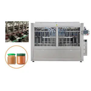 Automatic Multi Heads Tomato Thick Paste Curry Pepper Sauce Mixing Filling Machine Sauce Filling Production Line