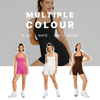 Hexin combinaison de yoga une pièce avec service personnalisé barboteuses de fitness combinaison de sport combinaison de yoga moulante pour femmes