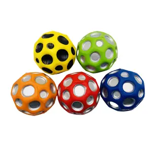 High Quality Polyurethane Foam Material Bouncing Ball 7CM Multi-hole Coral Sports Ball Anti Stress Ball Squeeze Toy