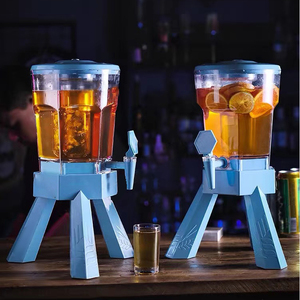 Dispensador <span class=keywords><strong>de</strong></span> <span class=keywords><strong>Cerveza</strong></span> Automático Portátil con Pedestal Azul <span class=keywords><strong>de</strong></span> 3L para Uso Móvil, Enfriador <span class=keywords><strong>de</strong></span> <span class=keywords><strong>Cerveza</strong></span> con <span class=keywords><strong>Grifo</strong></span> <span class=keywords><strong>de</strong></span> Refrigeración - Product Image 4