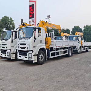 Gru ISUZU Giapponese 8X4 460 CV 16 Tonnellate con Braccio a 5 Sezioni Montata su Veicolo Rotazione 360° °   Braccio Girevole ad Alto Momento di Carico, Altezza 23,3M - Product Image 3