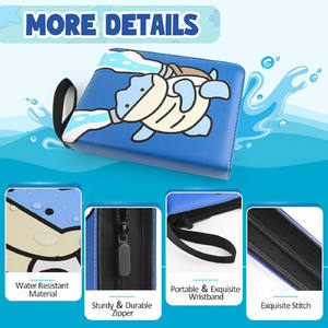 Album de cartes à collectionner premium sur le thème des tortues, avec pochettes amovibles pour cartes de jeu Pokémon, <span class=keywords><strong>support</strong></span> de cartes, classeur de cartes - Product Image 6