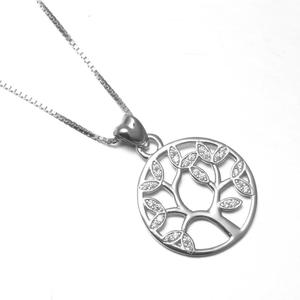 Familia feliz amor <span class=keywords><strong>del</strong></span> Día de la madre de plata 925 con esterlina chapados en rodio collar de joyas de plata - Product Image 4