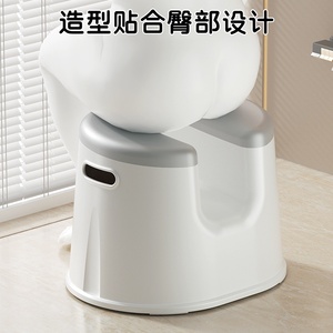Tabouret de salle de bain Baby Guard Town 42x30x33cm, siège de douche antidérapant en plastique pour femmes enceintes et personnes âgées - Product Image 2