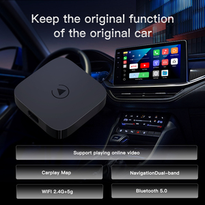 Wireless Apple CarPlay Adaptor <strong>Android</strong> Auto AI Box Dual Wifi <strong>Android</strong> 12 Youtube Netflix Multimedia Usb Dongle Car Play - Product Image 3