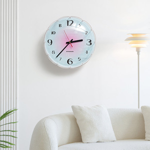 Wozoom Wall <b>Clock</b> Round Analog <b>Battery</b> Operated Living Room Decor - Product Image 4