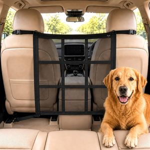 Barrière <span class=keywords><strong>de</strong></span> <span class=keywords><strong>voiture</strong></span> <span class=keywords><strong>pour</strong></span> <span class=keywords><strong>chien</strong></span> avec poche zippée, double couche <span class=keywords><strong>de</strong></span> maille, organisateur <span class=keywords><strong>de</strong></span> barrière <span class=keywords><strong>pour</strong></span> animaux <span class=keywords><strong>de</strong></span> compagnie <span class=keywords><strong>pour</strong></span> SUV, berlines et camions, disponible en noir, gris, beige - Product Image 2
