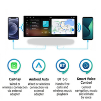 LODARK N5Pro 12.3" 2K QLED Radio para Auto con Marco, Android 14, Navegación UIS7865, CarPlay Inalámbrico, Android Auto, WiFi 5G, DSP 36EQ