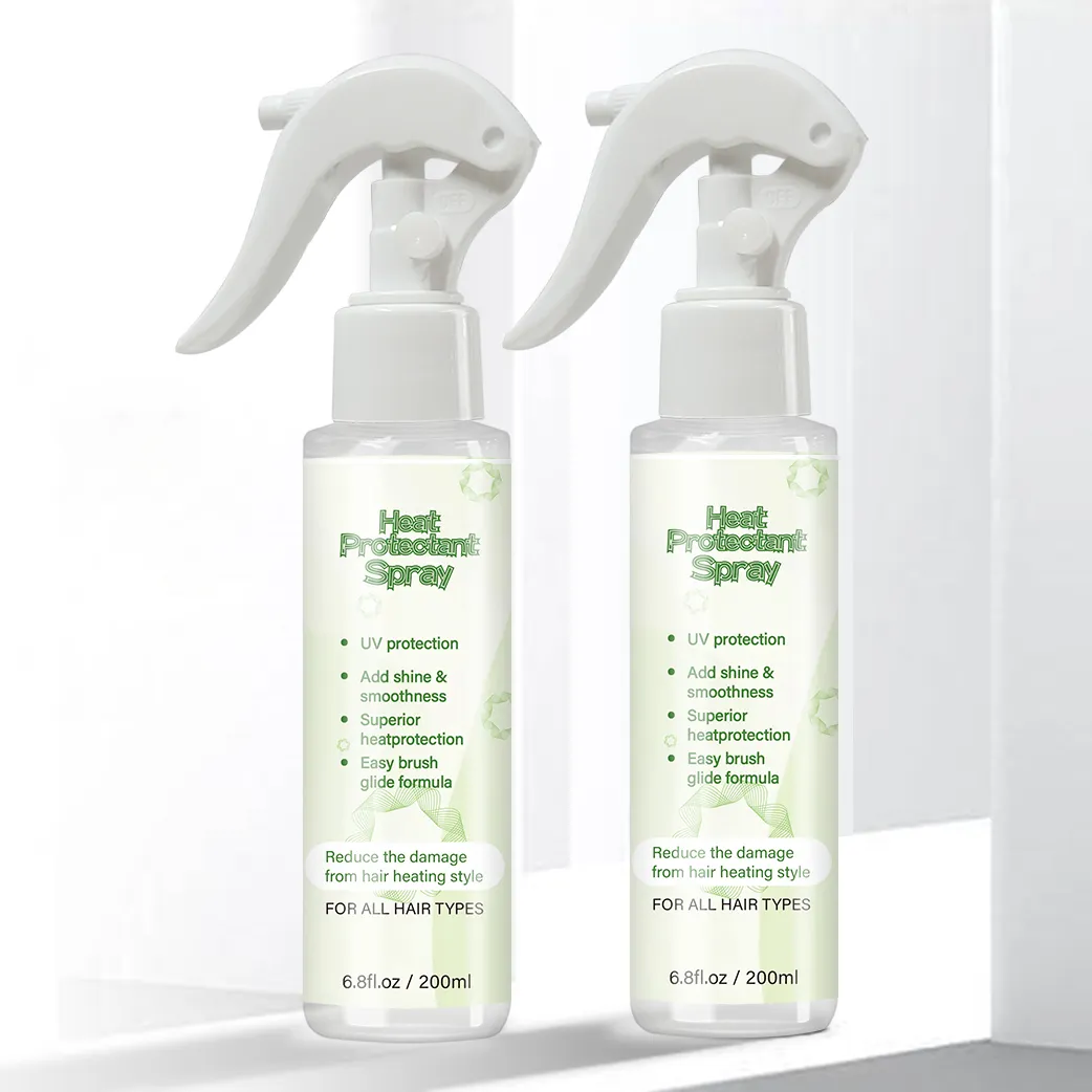 Spray protecteur thermique à l'huile d'argan OEM/ODM pour la Protection thermique des cheveux, Spray protecteur thermique pour perruques