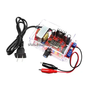 Kit Swakarya pasokan daya teratur LM317 tegangan dapat diatur AC 220V ke DC 1.25-12V laboratorium catu daya stabil colokan EU