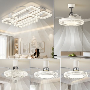 Lámpara de techo nórdica con ventilador para sala de estar, comedor, dormitorio, paquete completo de lámparas para toda la casa, combinación de lámparas - Product Image 1