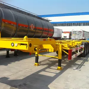 Kontainer Pembawa kendaraan Master kerangka Trailer Semi Trailer Skeleton kontainer