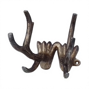 Colgador y ganchos para paños de toallas Gancho de pared de metal con acabado antiguo Ganchos de montaje en Puerta de armario y estante en buenas ofertas - Product Image 1
