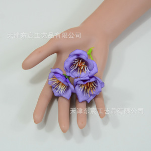 Bouquets de fleurs artificielles Dongchen Crafts, fleurs de glycine en soie de 5 cm, pour décorations de mariage et accessoires de photographie en extérieur - Product Image 2