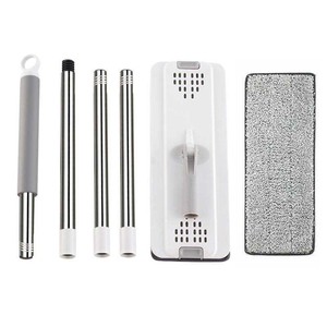 <span class=keywords><strong>Balai</strong></span> nettoyeur d'essuie-glace magique polyvalent <span class=keywords><strong>Balai</strong></span> plat serpillière tige en acier Boîte à tête en plastique Accessoires de nettoyage de sol pour la maison - Product Image 2