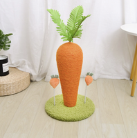 Rascador para Gatos con Forma de Zanahoria, Creativo, de Cuerda de Sisal, para Gatitos, Venta al Por Mayor