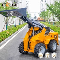 Chargeuse compacte autoportée à haut rendement, poste de conducteur, hydraulique robuste, homologuée Euro 5 CE, pour travaux en chantier