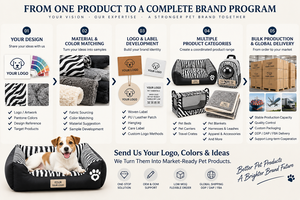 Ensemble de lit pour animaux de compagnie imprimé zèbre, sac de transport, cage pliable, couverture douce, article individuel ou kit complet, logo personnalisé, marque privée, vente en gros - Product Image 2