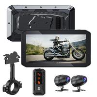 Navegador GPS para Auto Android de 7 Pulgadas 2K, 2G+32G, Cámara de Doble Lente, WiFi, BT, CarPlay 150 °   Cámara de Reversa Gran Angular con DVR
