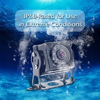 Caméra de recul pour camion, bus et voiture, avec capteur CMOS AHD 1080P, alimentation 12V, vision nocturne Starlight