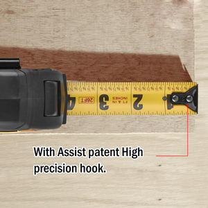 Nivel de burbuja de acero inoxidable métrico TEBAK de alta calidad con bloqueo automático, magnético, precisión de 27 mm, 5m, 7.5m, 8m, 25 pies, 33 pies - Product Image 6