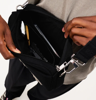 Sac à bandoulière de voyage pour femmes, sac à bandoulière en nylon résistant à l'eau, sac à bandoulière décontracté pour tous les jours, avec large sangle réglable