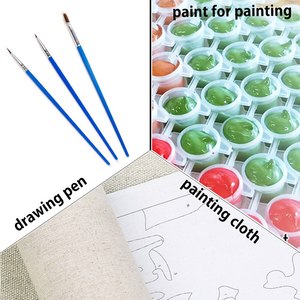 Personalidad foto personalizada DIY <span class=keywords><strong>pintura</strong></span> <span class=keywords><strong>por</strong></span> números 24/36/48 colores acrílico <span class=keywords><strong>pintura</strong></span> personalizada <span class=keywords><strong>por</strong></span> números Kit - Product Image 6