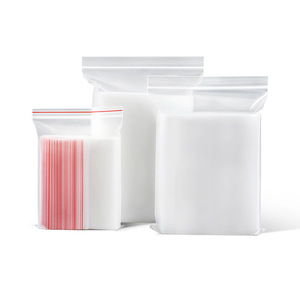 Sacs en plastique transparents à fermeture éclair Jczfd09, emballage refermable en polyéthylène pour le stockage et l'expédition - Product Image 1