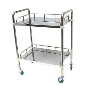Table d'instruments chirurgicaux de chariot de traitement d'acier inoxydable de chariot à médecine d'hôpital de chariot d'acier inoxydable - Product Image 1