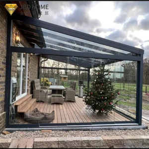Moderno Techo de Aluminio y <span class=keywords><strong>Vidrio</strong></span> Templado <span class=keywords><strong>para</strong></span> Piscina Elevada, Gazebo, Espacio Exterior <span class=keywords><strong>para</strong></span> Viviendas, CN;GUA - Product Image 1