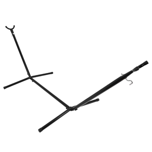 ममके स्टैंड भारी शुल्क स्टील फ्रेम हैंगहुक इनडोर आउटडोर भारी शुल्क स्टील हैममॉक स्टैंड - Product Image 3