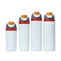 Nuevo Vaso Térmico de Acero Inoxidable de Doble Pared, 16oz 19oz 24oz 32oz, con Asa Abatible, para Deportes y Viajes