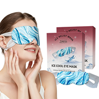 Patch Gel pour les Yeux d'Été avec Masque de Sommeil Anti-Lumière et Compresse Froide Physique