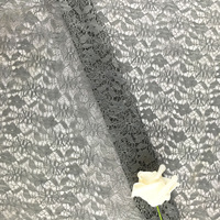 Tissu en dentelle blanche en polyester cordonné, respirant et ajouré, à prix de gros, pour robes de mariée, lingerie et vêtements de mode