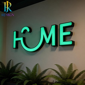 Letrero Luminoso LED 3D <span class=keywords><strong>de</strong></span> Acero Inoxidable 304, Letrero LED con Letras <span class=keywords><strong>de</strong></span> Diamante para Negocios, <span class=keywords><strong>Restaurante</strong></span> <span class=keywords><strong>Chino</strong></span>, <span class=keywords><strong>Restaurante</strong></span> Occidental - Product Image 1