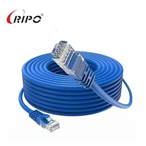 Ripo สายเคเบิลเครือข่ายในร่มพร้อมปลอกพีวีซีสายทองแดง /cca Cat6/Cat5e UTP พร้อมขั้วต่อ RJ45 - Product Image 1