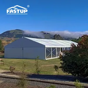 Fastup Tent Aluminum Structure Trade Show Church Tent for 1000 Persons in India for Parties with Attractive Decorations