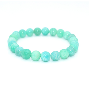 Braccialetto <span class=keywords><strong>amazzonite</strong></span> blu naturale <span class=keywords><strong>di</strong></span> alta qualità all'ingrosso 4/6/8/10/12mm per donna uomo - Product Image 4