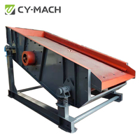 Tamis vibrant minier CY-MACH Machine à tamiser pour agrégats de pierre copeaux de bois Double 3 ponts tamis vibrant sable