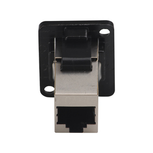 D-type <strong>Module</strong> Rj45 Socket Cable Female Signal Connector Shielded Cat6 Panel Mount <strong>Network</strong> Ethernet Extension Interface Adapter - Product Image 4