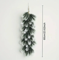 Branchelettes de pin artificielles réalistes, fausses branches de sapin persistant pour la décoration florale des fêtes, couronnes, guirlandes et centres de table de Noël