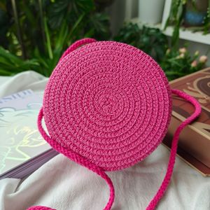 Mini bolso de hombro cruzado para mujer Kidsren, bolso de paja de princesa de estilo lujoso, poliéster, lindo caramelo, celebridad de Internet, 'bolso desnudo' - Product Image 4